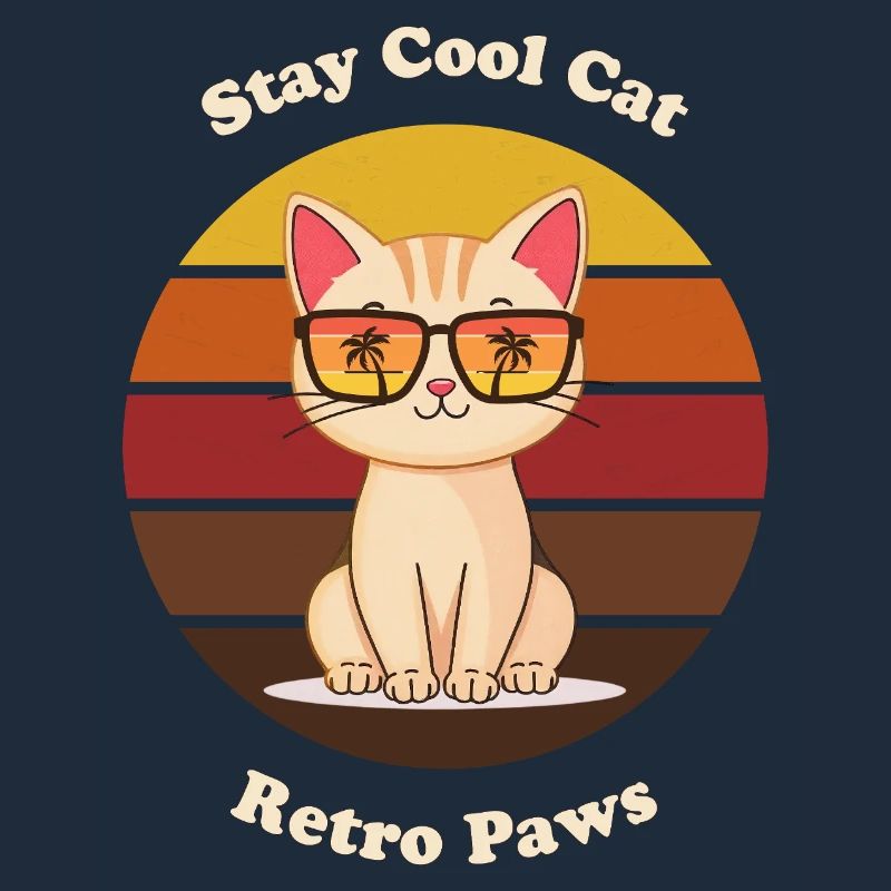 Retro Cool Cat