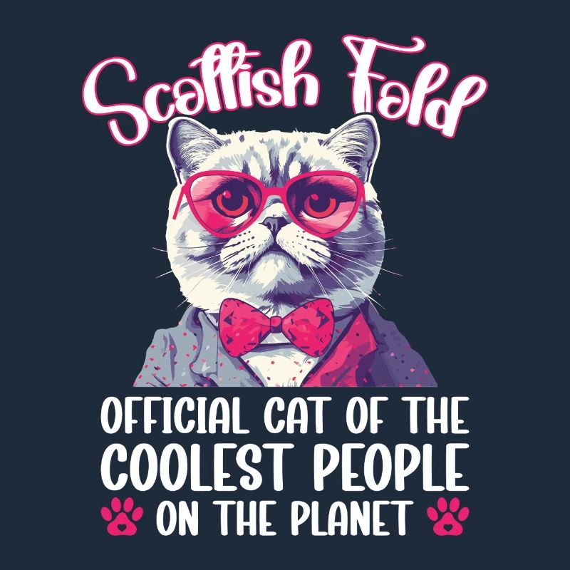 Scottish Fold Maman Propriétaire de chat Peluche Chat Écossais