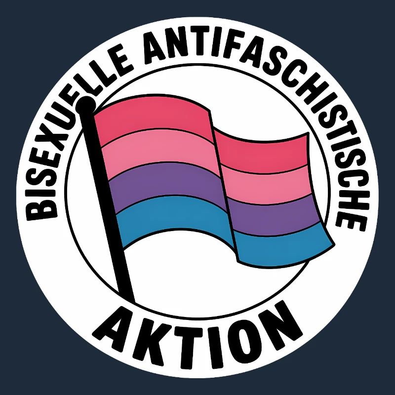 Bisexual Action - Antifa Pride Badge