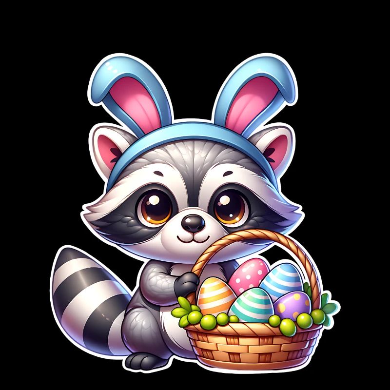 Ostern Waschbär