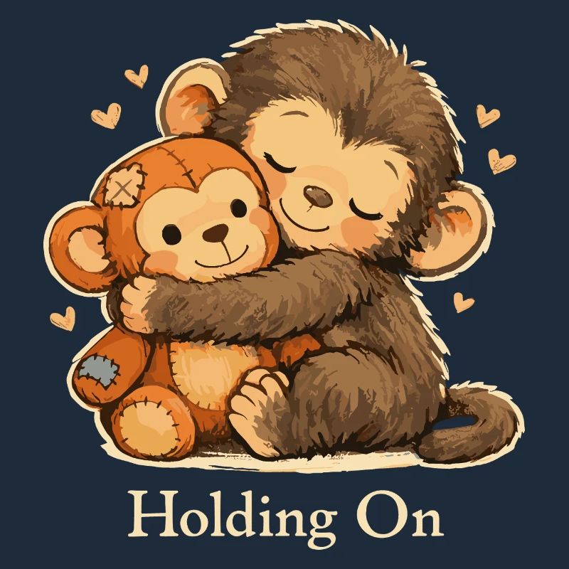 Anxious Monkey Emotional Support