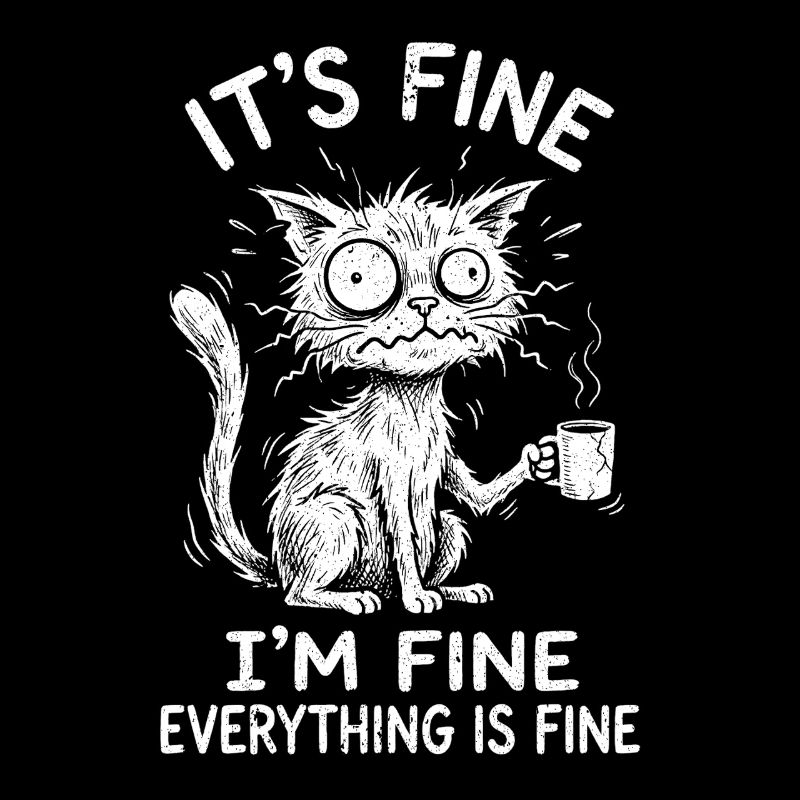 It's Fine I'm Fine Everything is Fine Cats