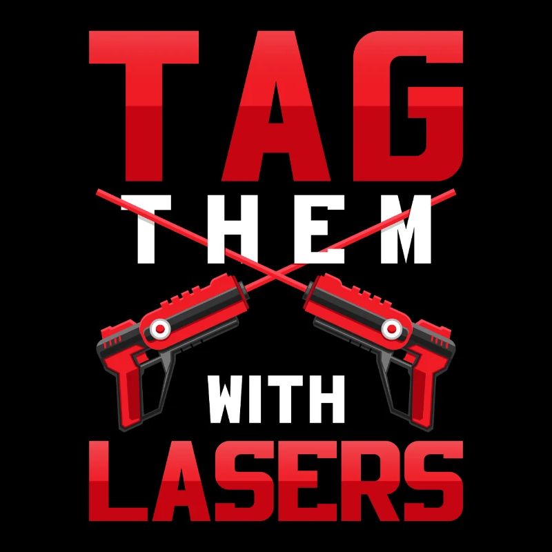 Tag Lasers Retro Gaming Blaster Arena Design