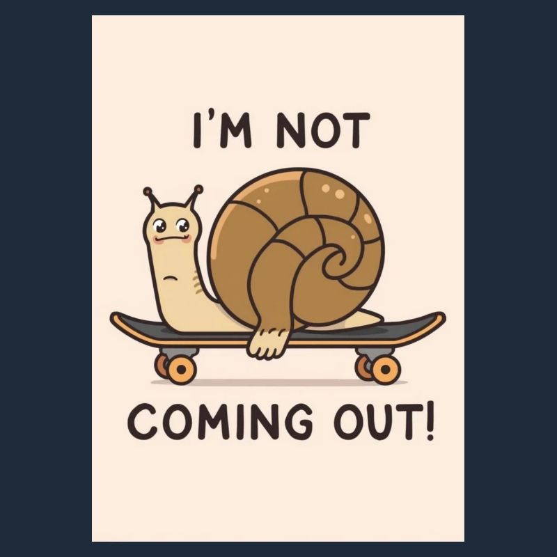 Escargot sur Skateboard : Ne Pas Sortir