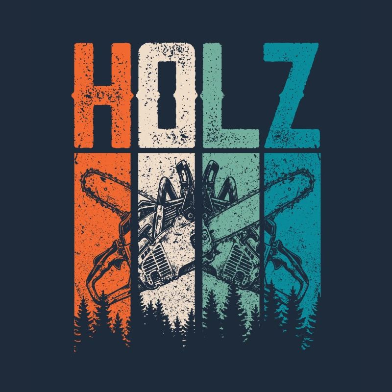 Scie à tronçonneuse Conception rétro