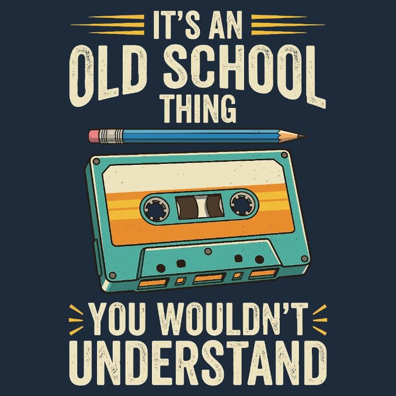 Old School Cassette Design – Mixtape rétro