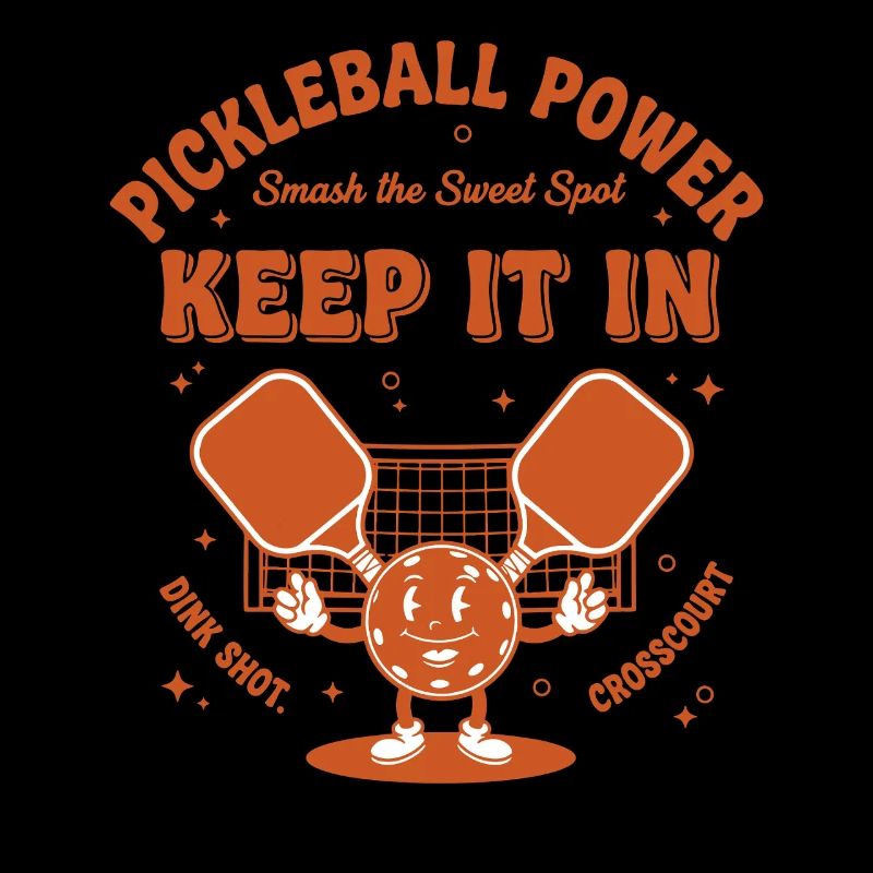 Pickleball Power Funny Player Love Pickleball Keep