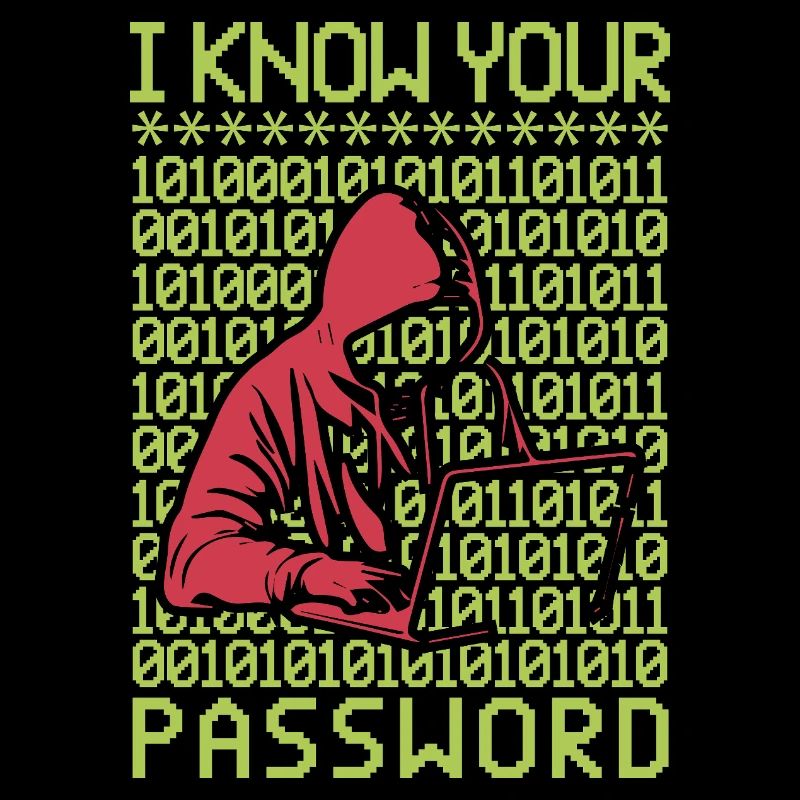 Hacker hackt Programmierer Linux Passwort Hacker