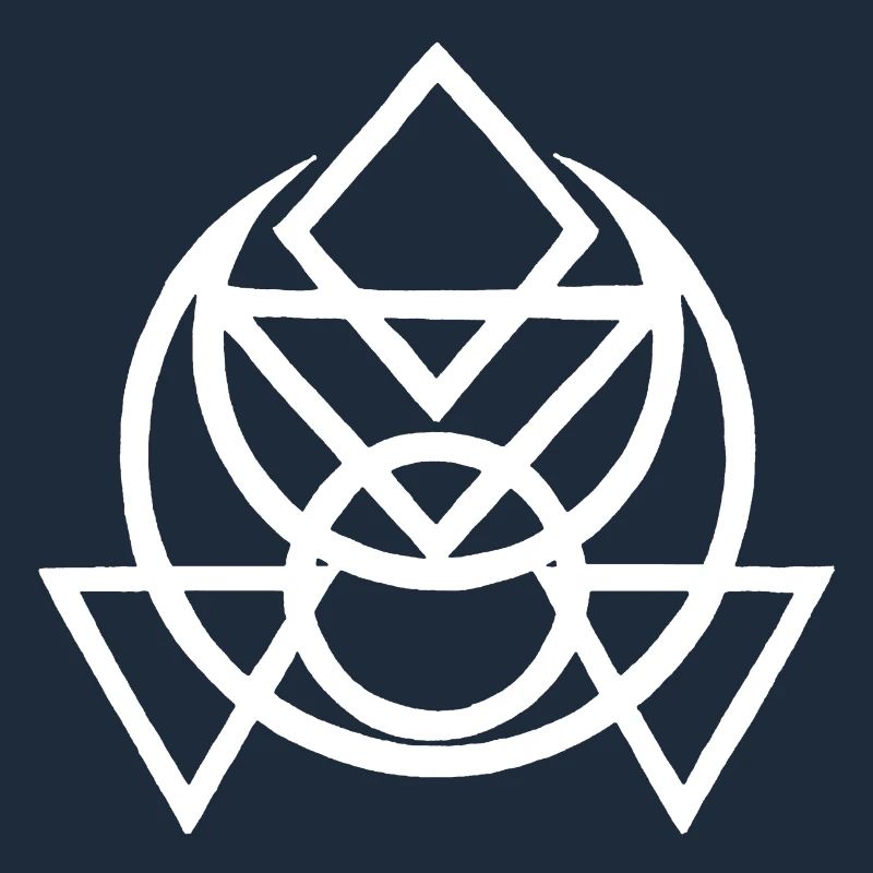 White Egyptian Esoteric Symbol