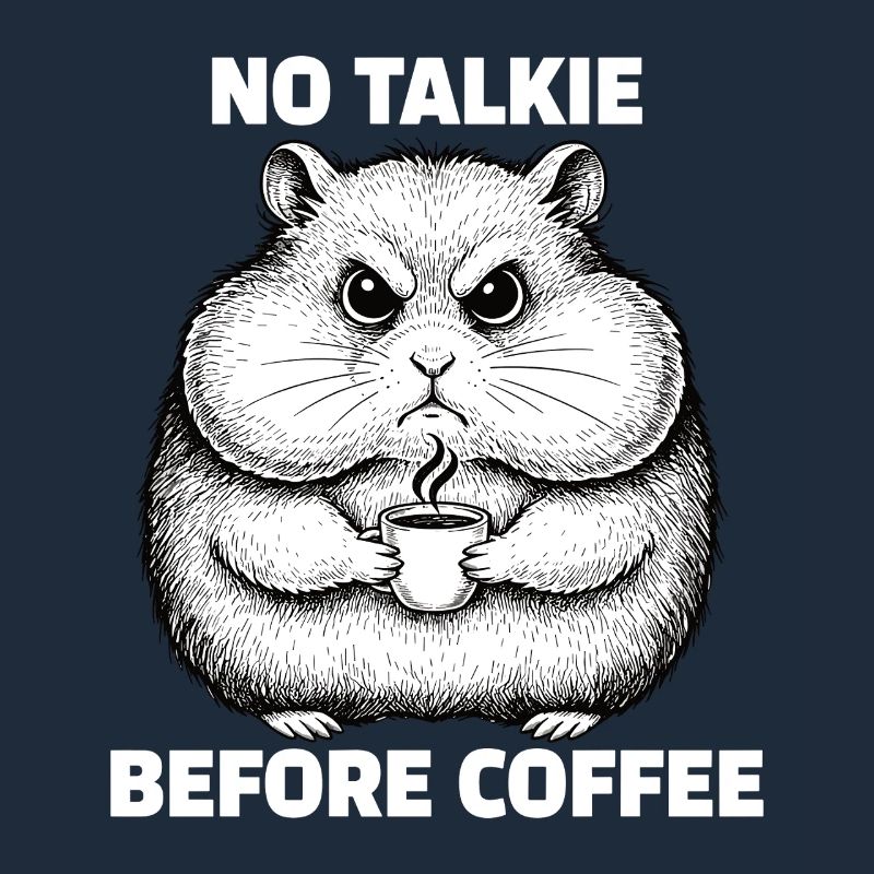 Pas de conversation devant un hamster amateur de café