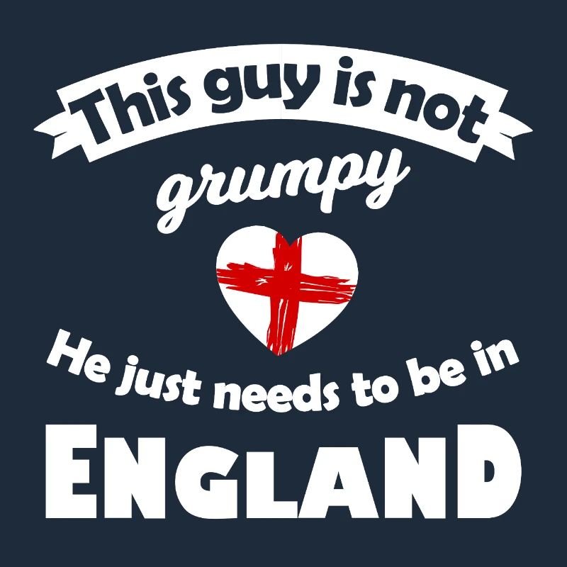 Not grumpy: He needs England
