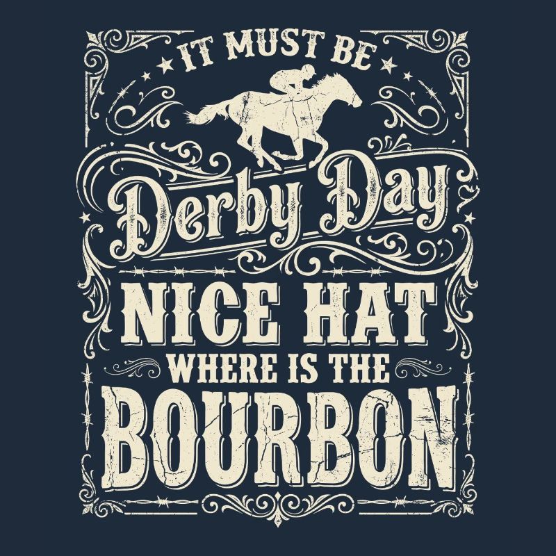 Derby Day Bourbon Hat Design