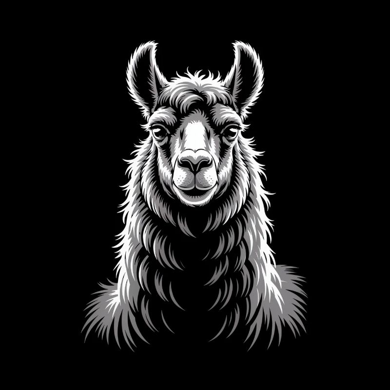 Llama Portrait