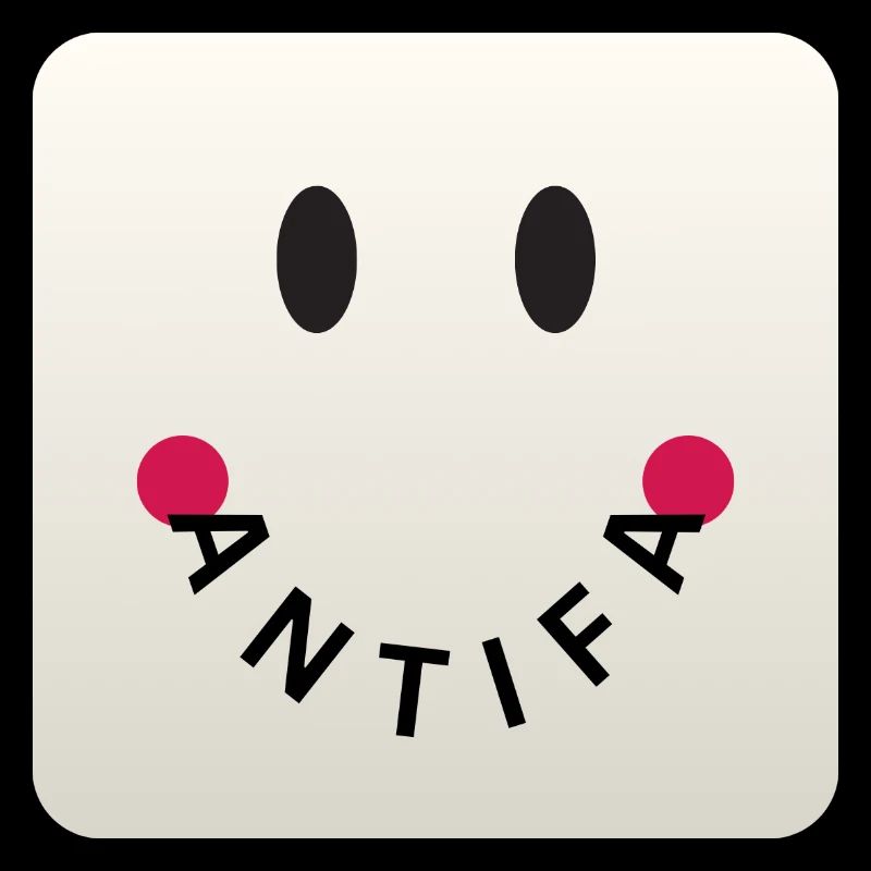 Friendly Antifa Greige | Gradient Design Smile