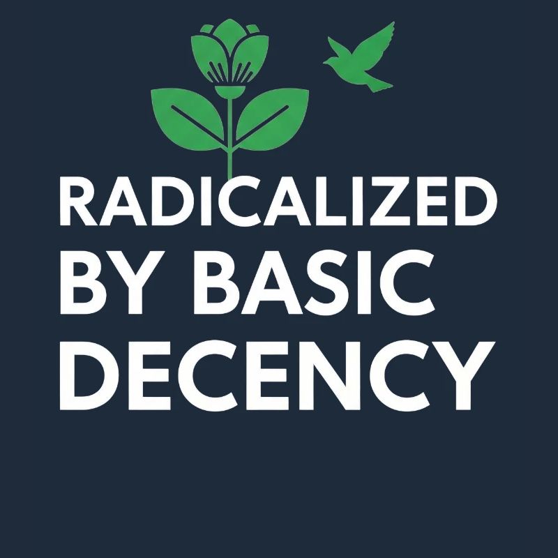 Radicalisé par la déclaration de décence de base sur le décalcomanie de chemise
