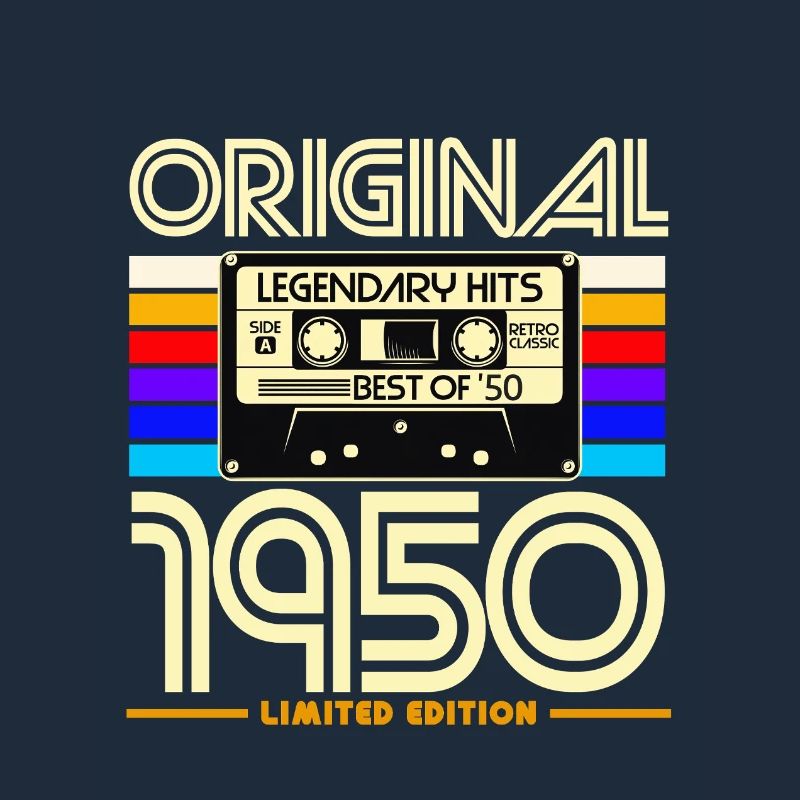 Original 1950 Cassette Retro Tee