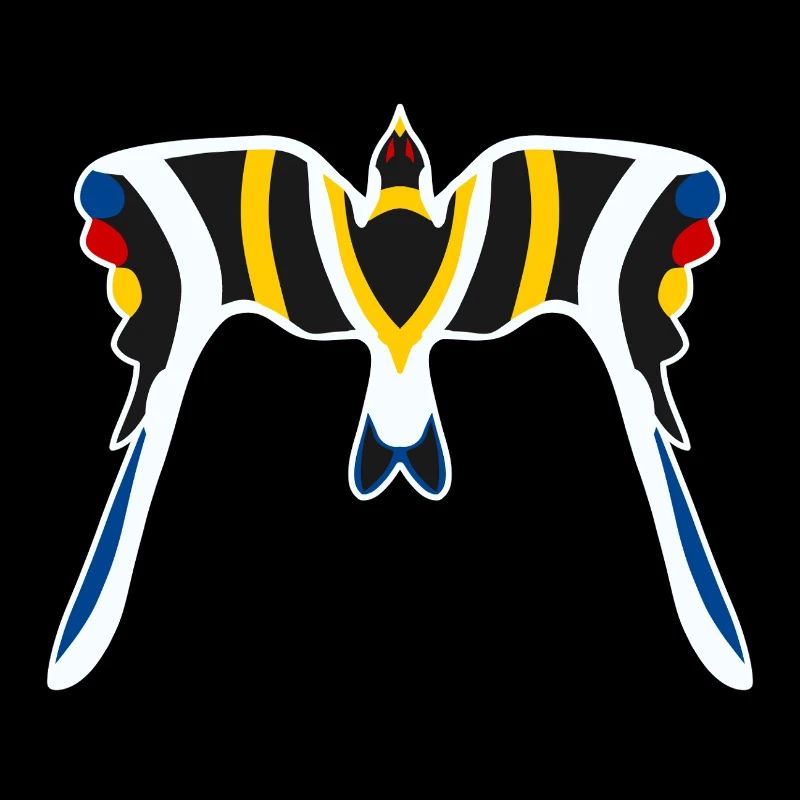 Manta Néon Noir Jaune