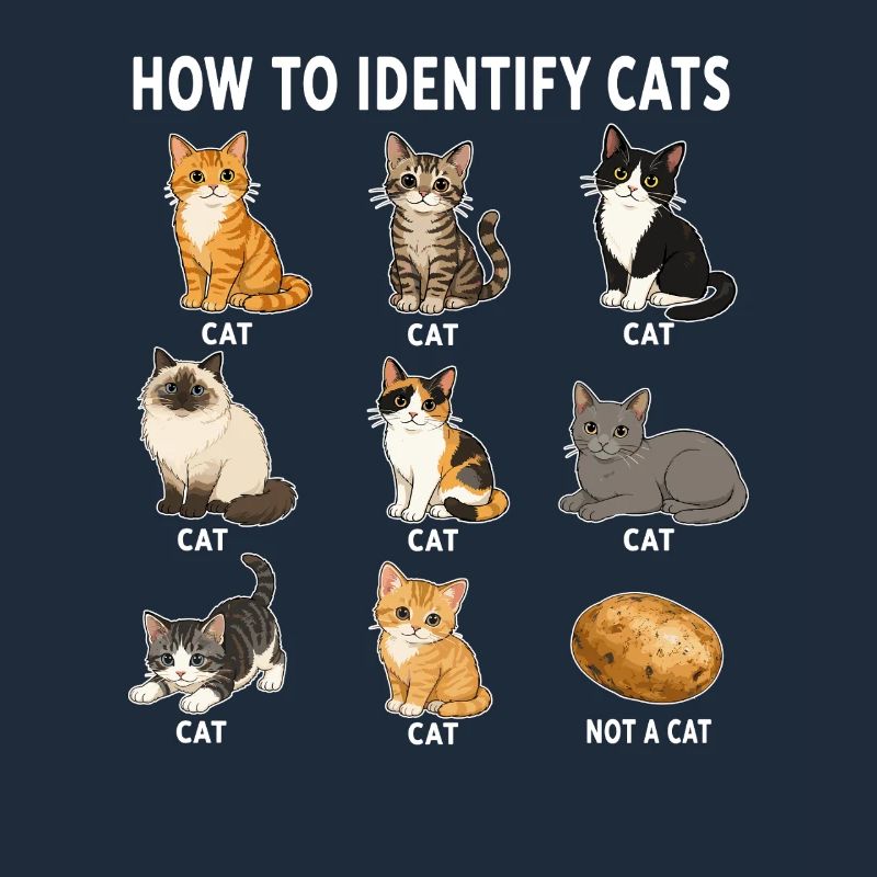 How To Recognize Cats Funny Cat Diagram