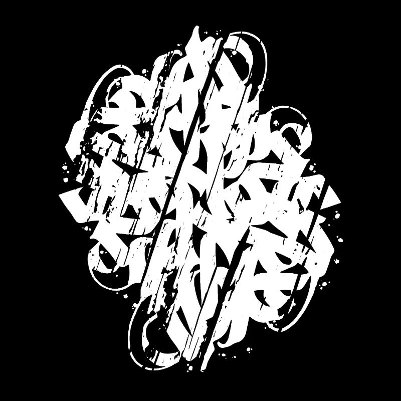 DIRTY ABSTRACT CALLIGRAPHY SHAPE