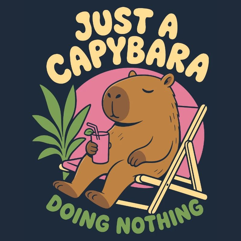 Just A Capybara Doing Nothing
