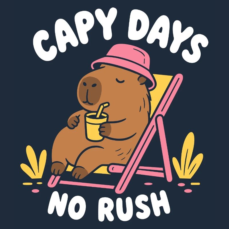 Capy Days No Rush Capybara