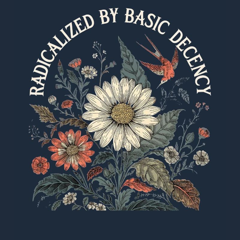 Radicalized By Basic Decency Retro Shirt
