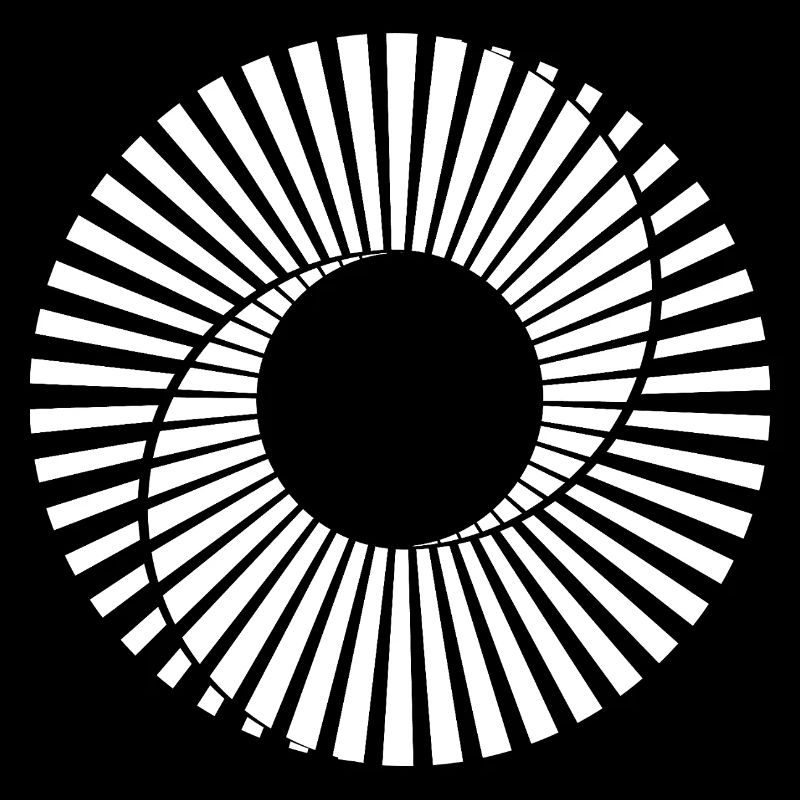 Radial Sunburst Emblem