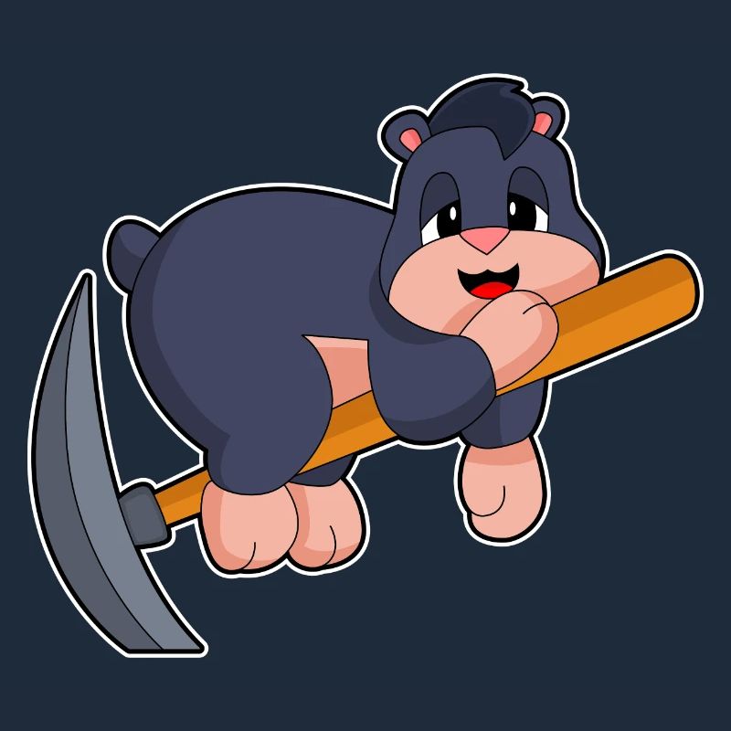 Mole Miner Pickaxe Mining
