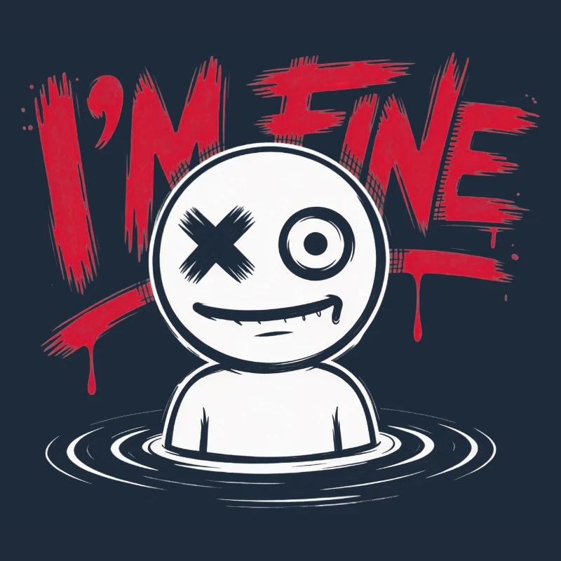 I'm fine. Everything is fine – lustiger Spruch