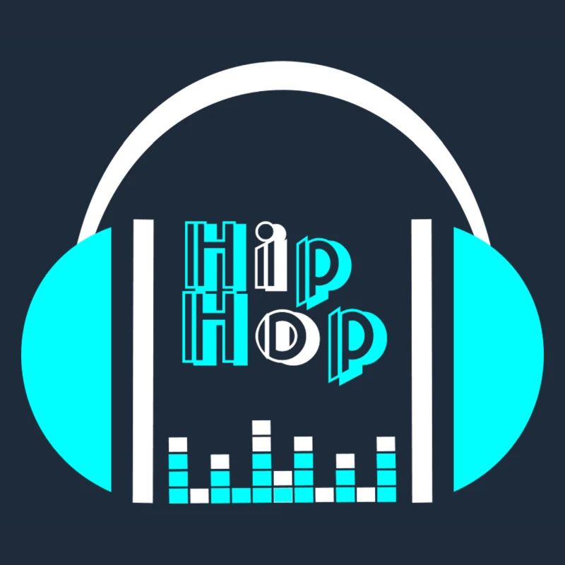 Neonkopfhörer mit Equalizer-Design