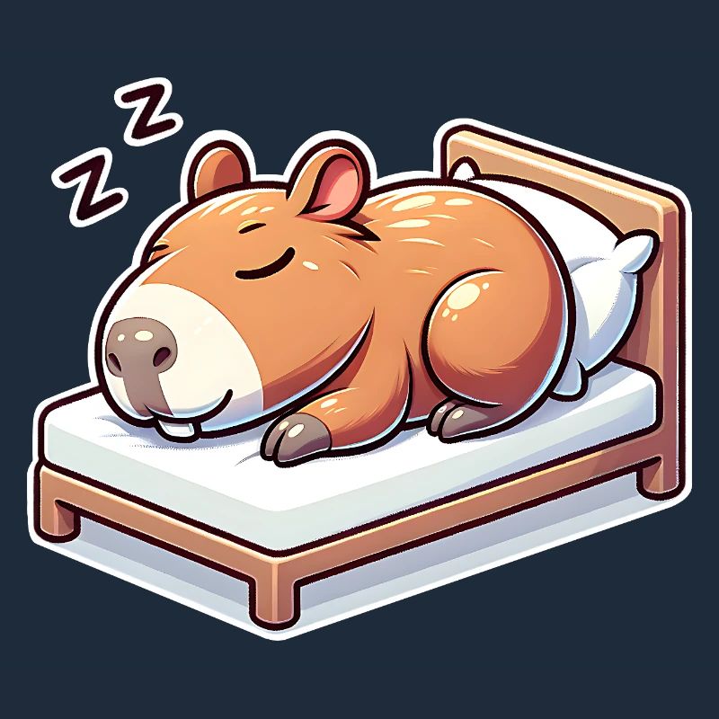 Capybara endormie