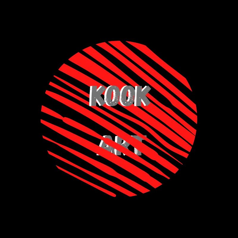 #2-Planet KOOK ART - In Rot und Grau