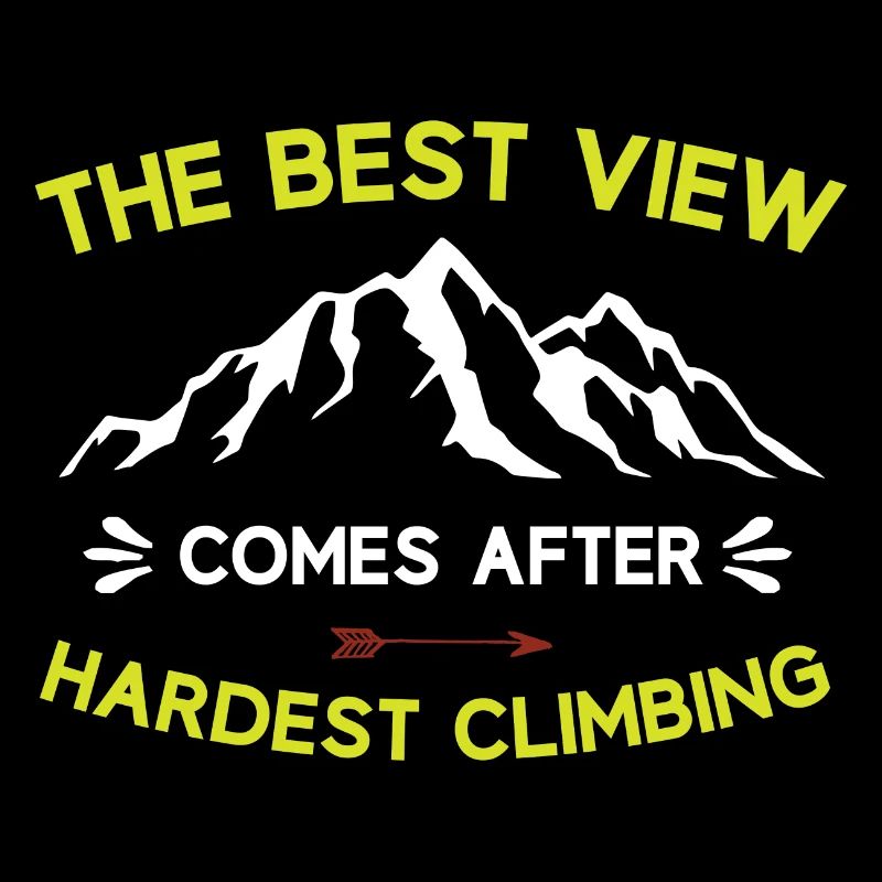 Mountains - The Best View Comes After Hardest Clim