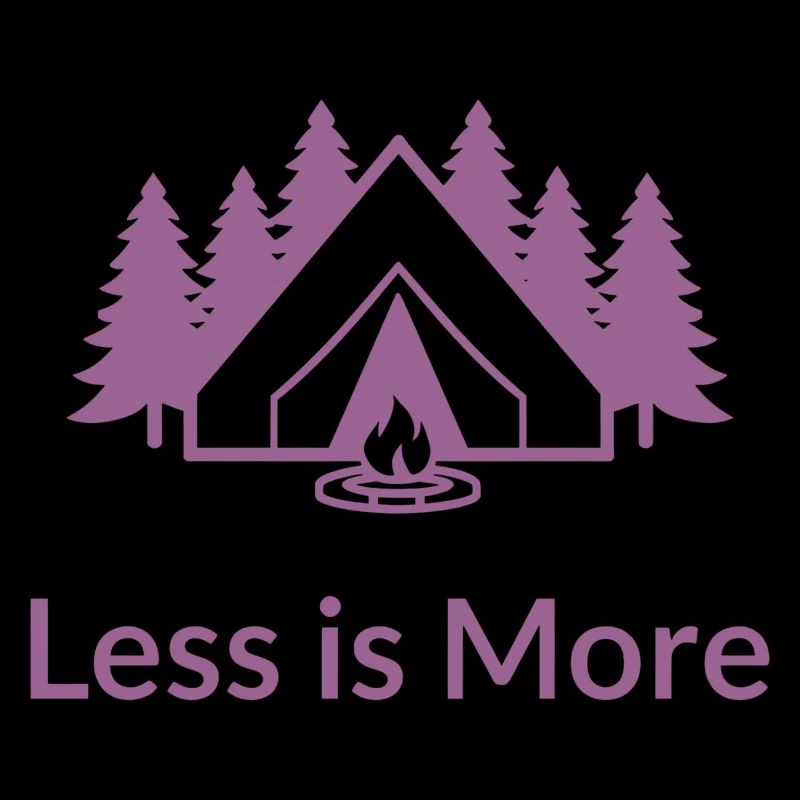 Less Is More – Minimalist Camping Forest