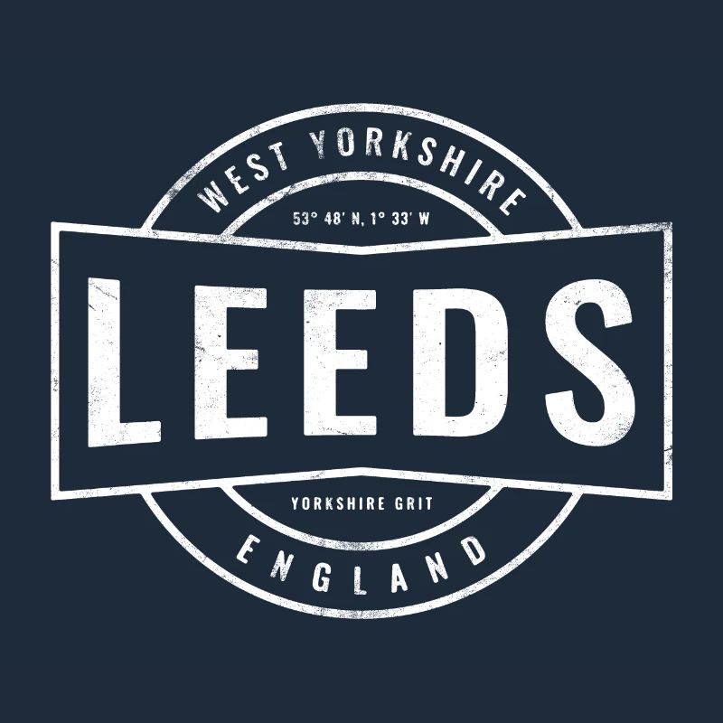 Leeds England Stempeldesign
