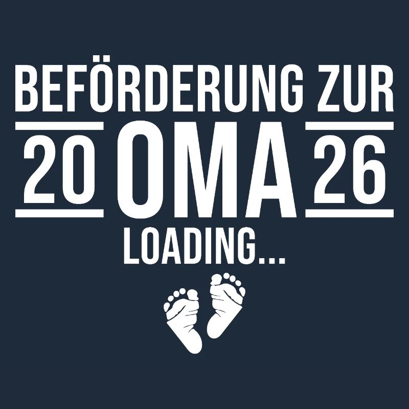 Oma 2026 loading - Werdende Großmutter