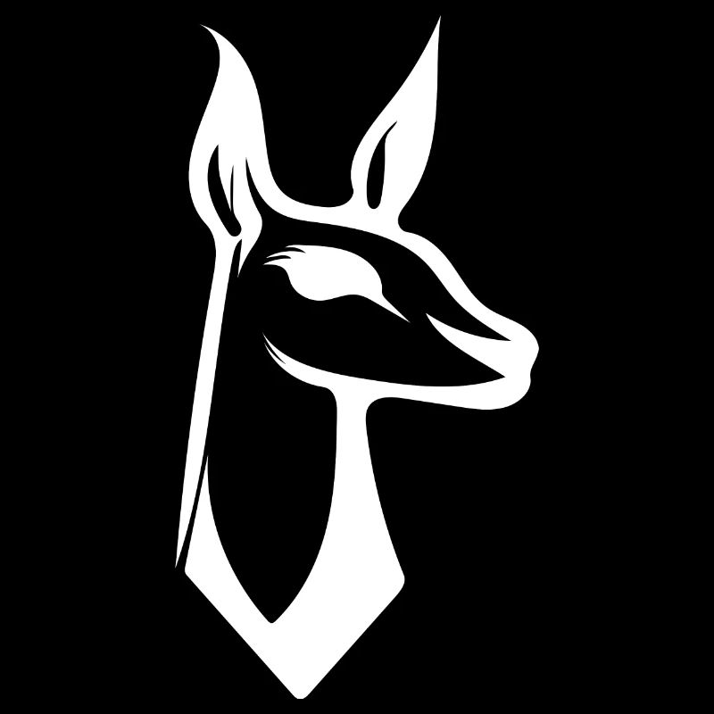 Style de logo de lama mignon