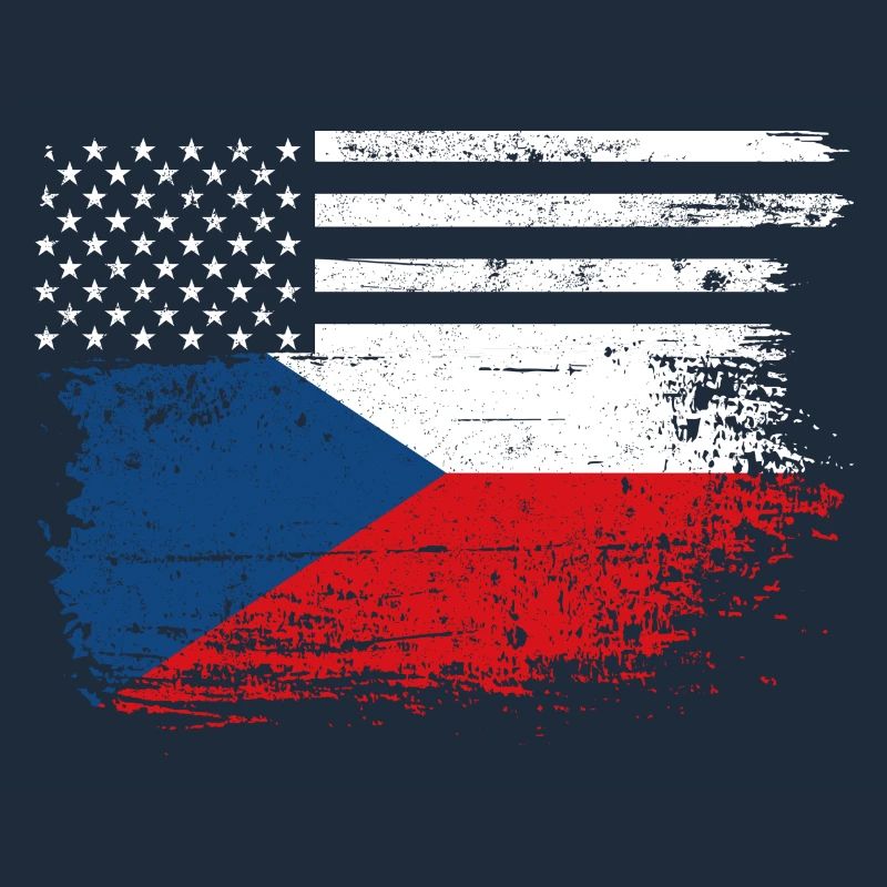 Drapeau Fusion US Tchèque
