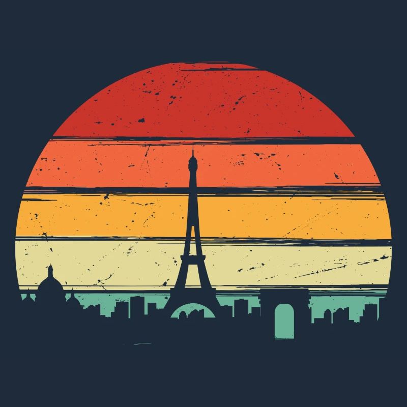 Coucher de soleil Tour Eiffel
