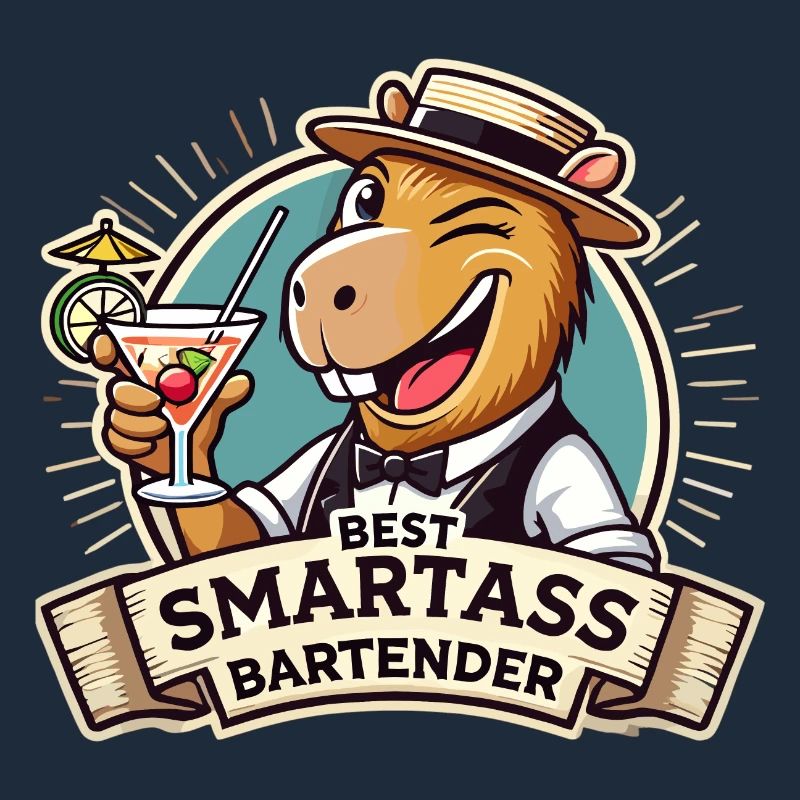 Bartender Bartender Capybara Capy Gift