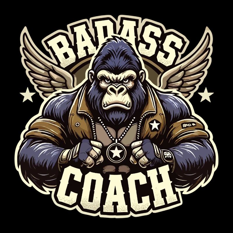 Badass Trainer Coach Gorilla Gift
