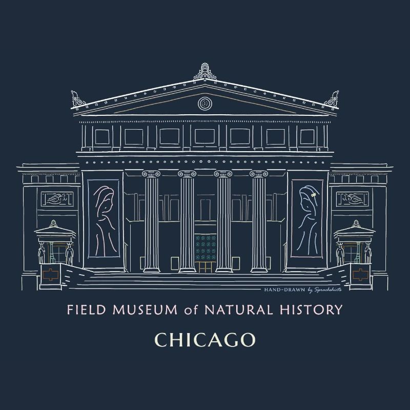 Chicago, Musée d’histoire naturelle du dessin à la main