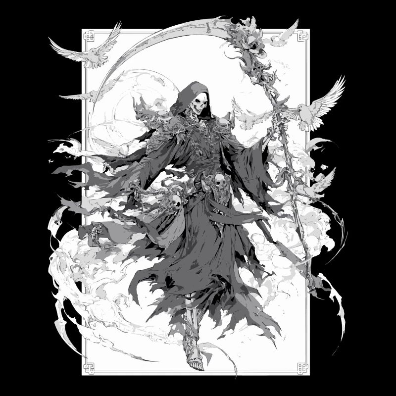 Grim Reaper Dark Grim Reaper – Gothic Death Art
