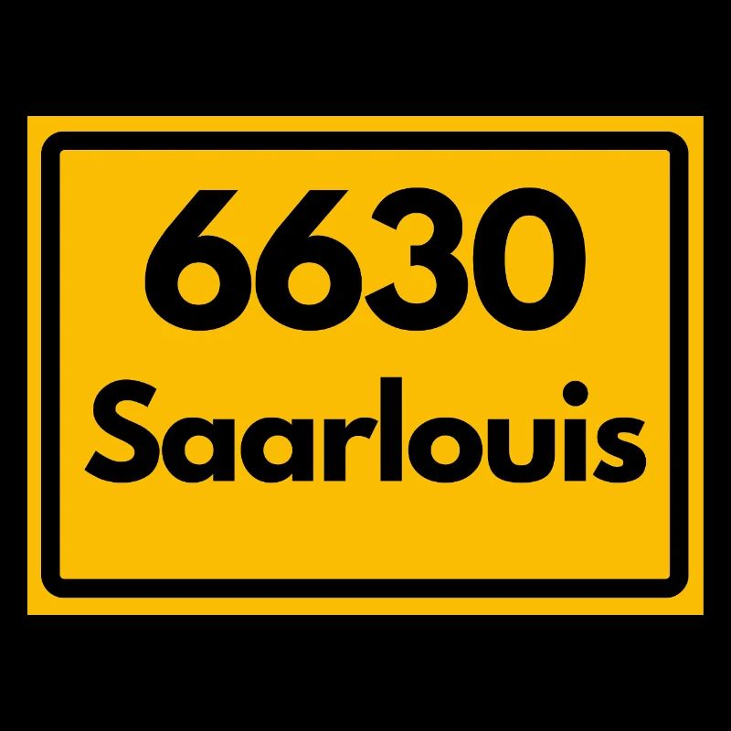 ANCIEN CODE POSTAL RÉTRO 6630 SAARLOUIS HEIMAT