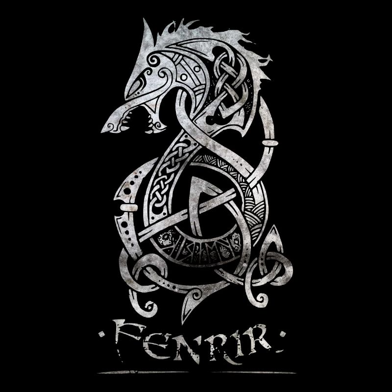 Fenrir Wolf - Oldstyle Walhalla Design