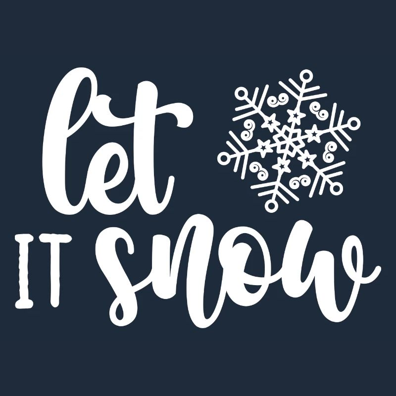 Winter Snowflake Script Typografie
