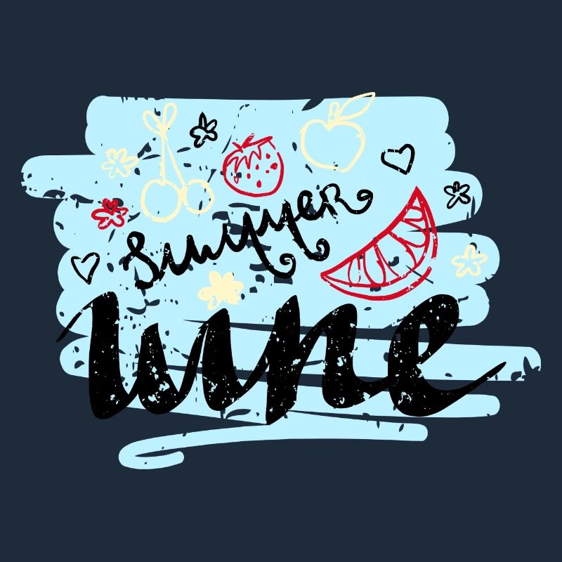 Sommer Scribble Früchte