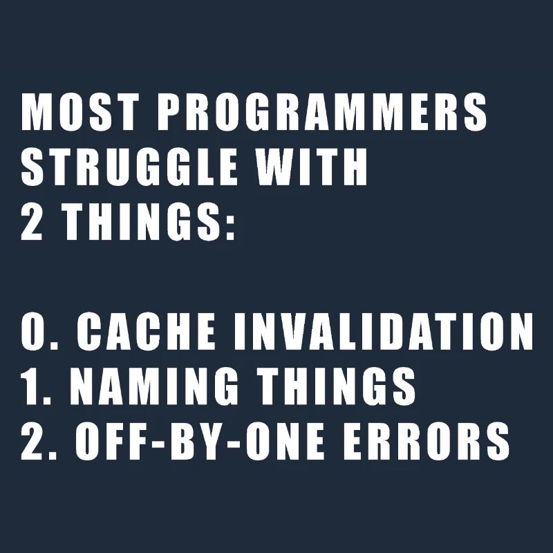 2 schwierige Dinge im Programmieren der Informatik