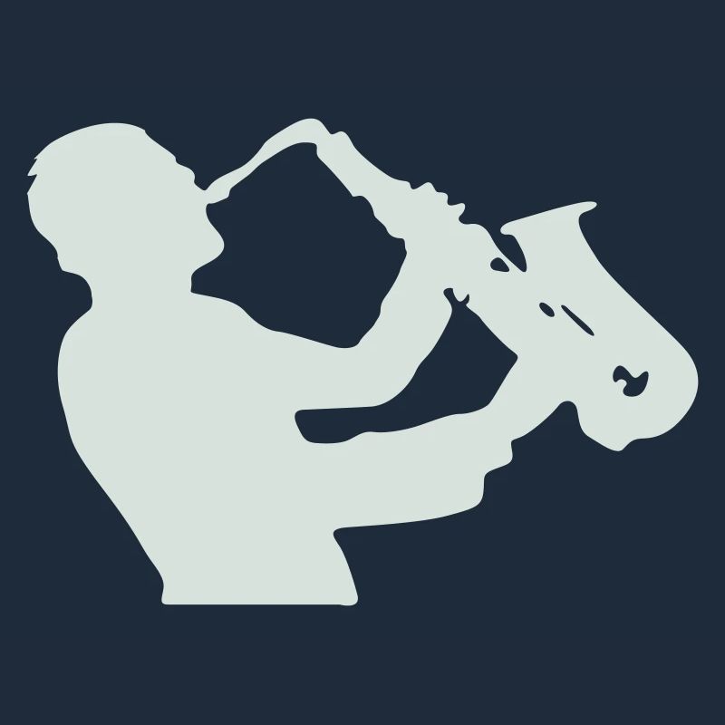Jazz-Saxophon Silhouette