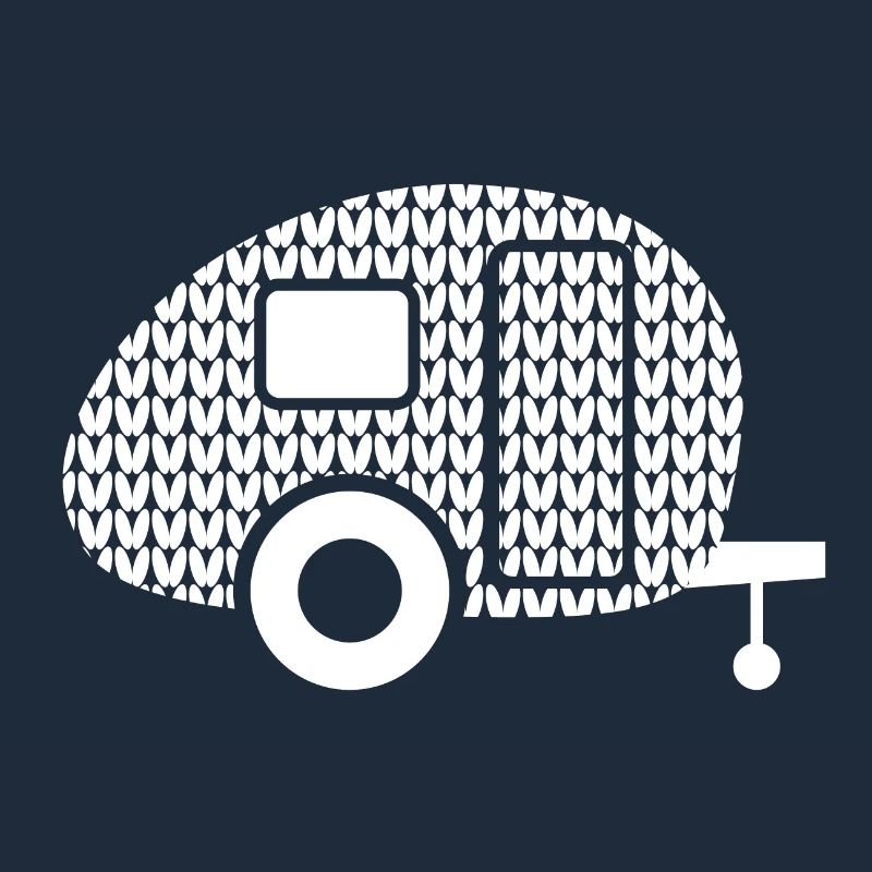 Caravan Camping Knitting Pattern Winter Caravan